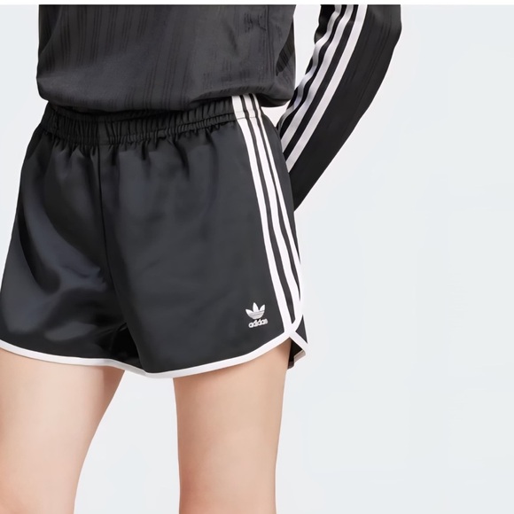 Adidas Women's Black Athletic Shorts - Picture 2 of 13